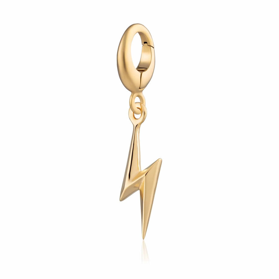 Gold Plated Lightning Bolt Charm CGBOLT
