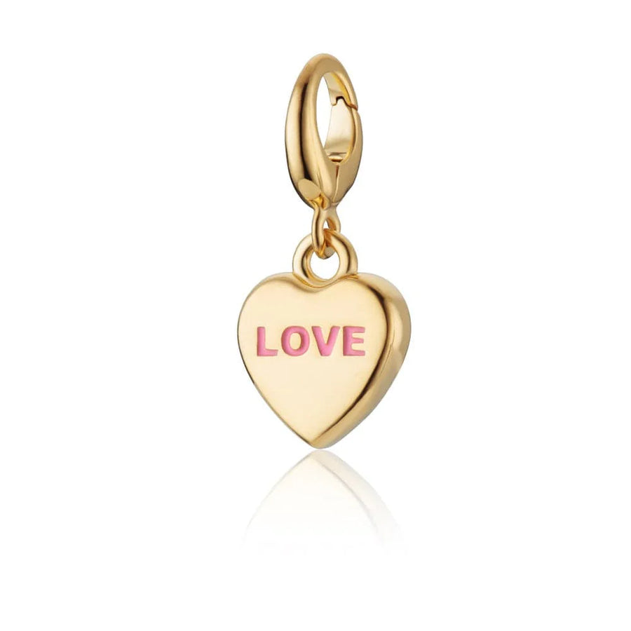 Gold Plated Love Heart Sweet Charm CGLOVEHRT