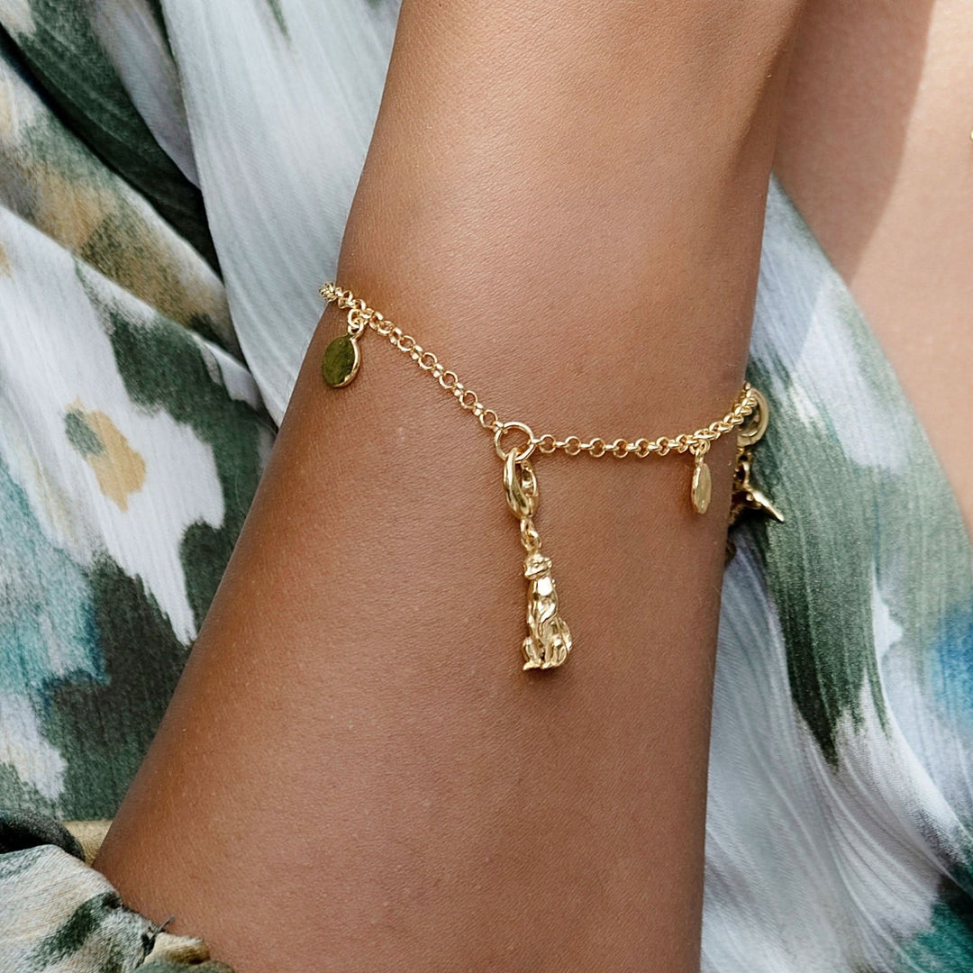 Gold Plated Meerkat Charm CGMK