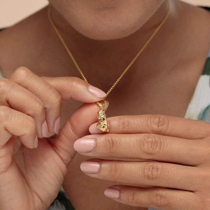 Gold Plated Pug Charm CGPUG