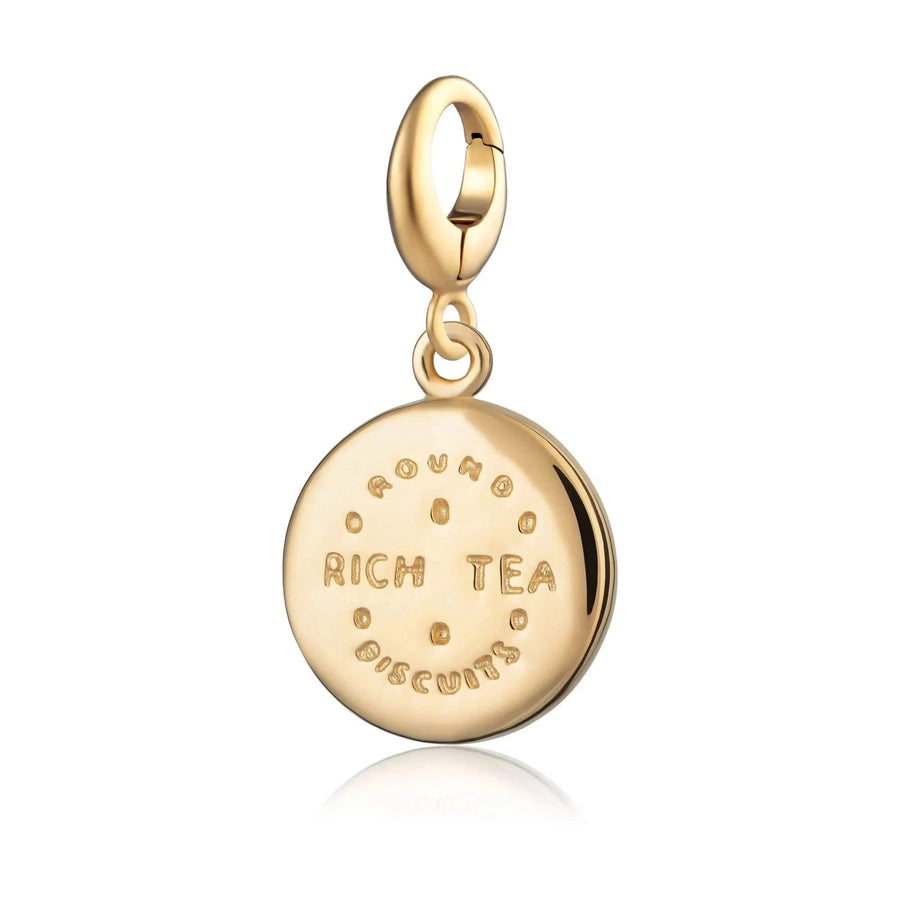 Gold Plated Rich Tea Charm CGRT