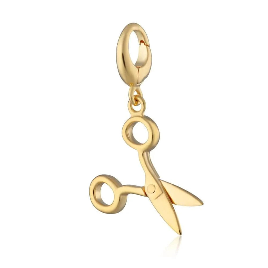 Gold Plated Scissors Charm CGSCX