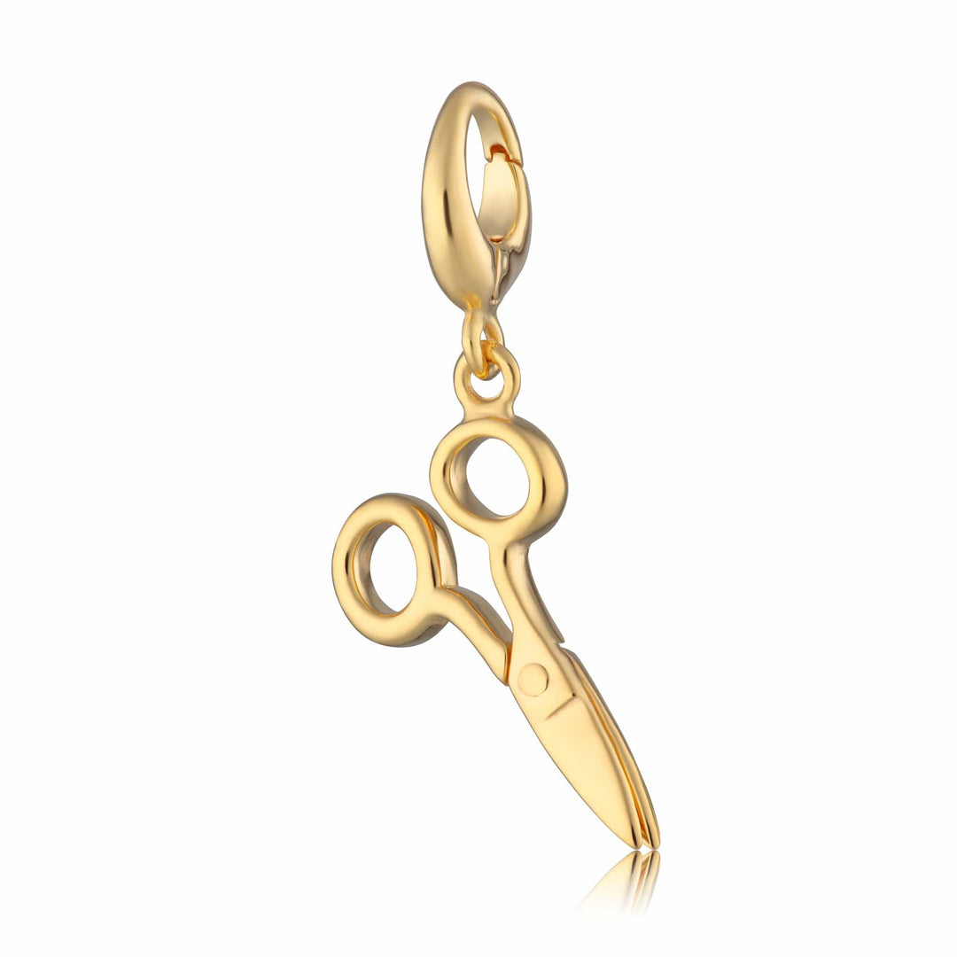 Gold Plated Scissors Charm CGSCX