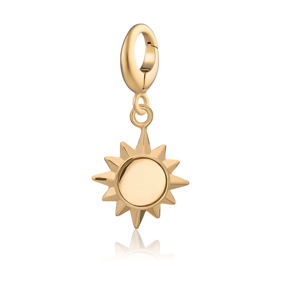 Gold Plated Sunshine Charm CGSUNS