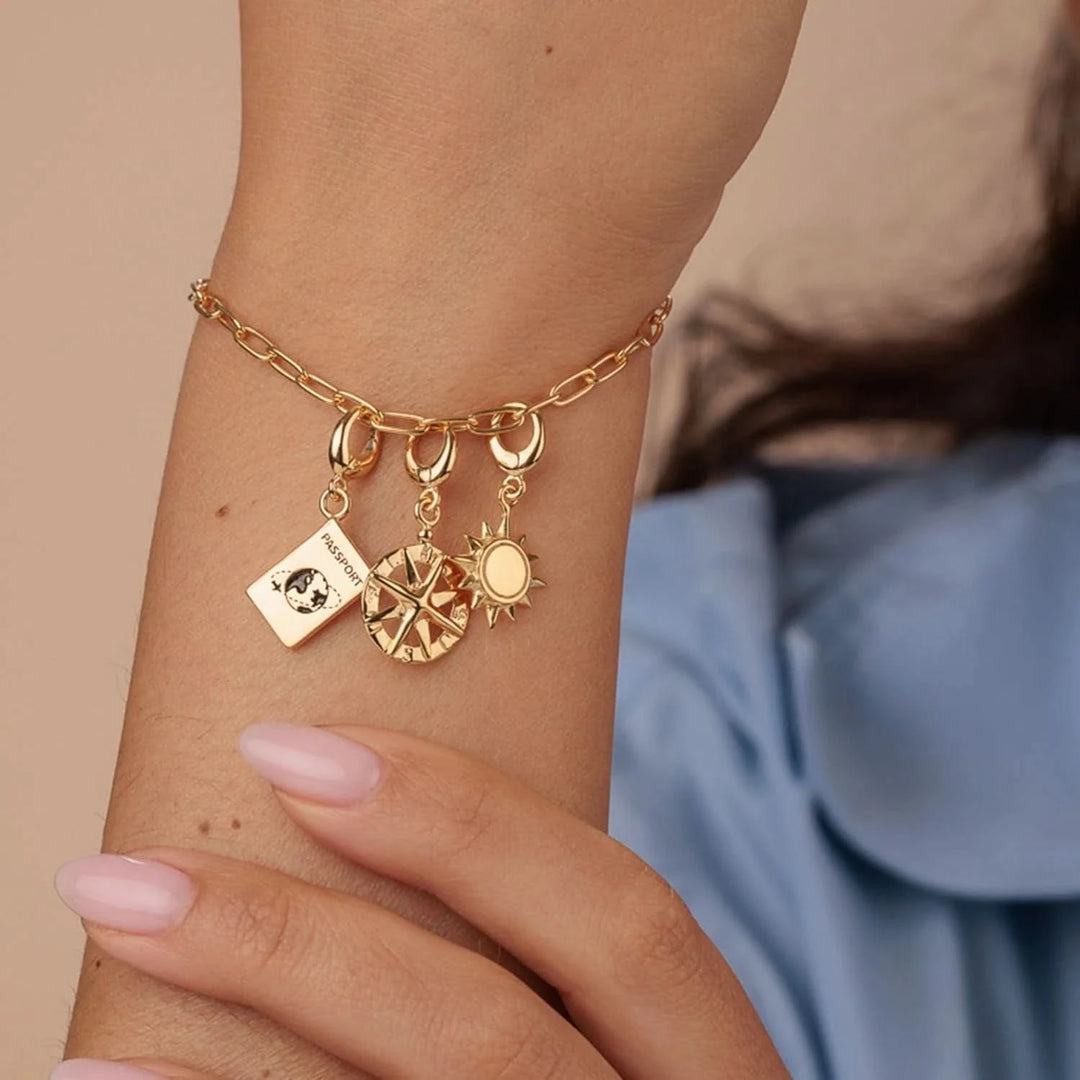 Gold Plated Sunshine Charm CGSUNS