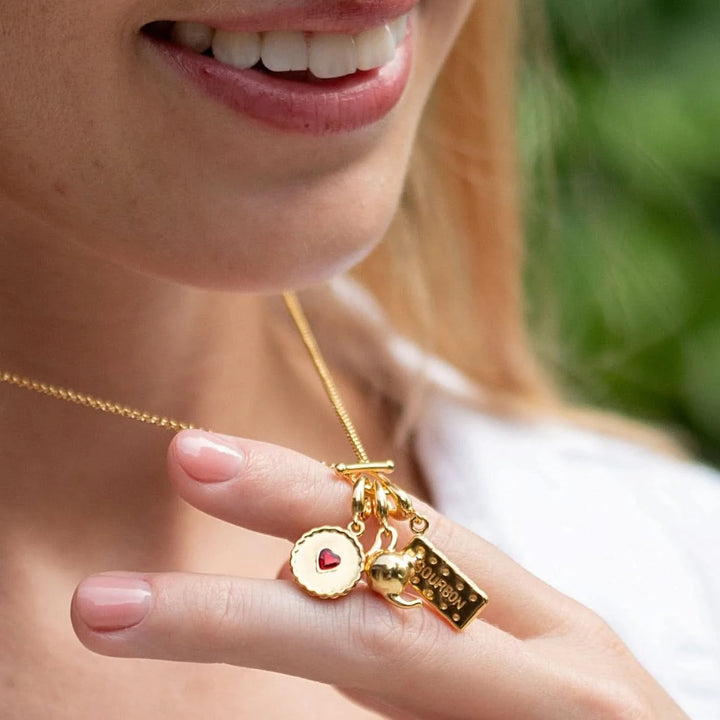 Gold Plated Teapot Charm CGTP