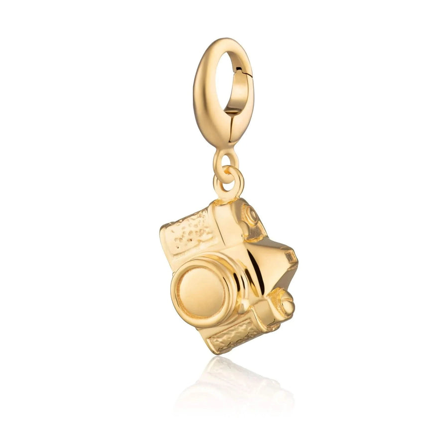 Gold Plated Vintage Camera Charm CGVC-1