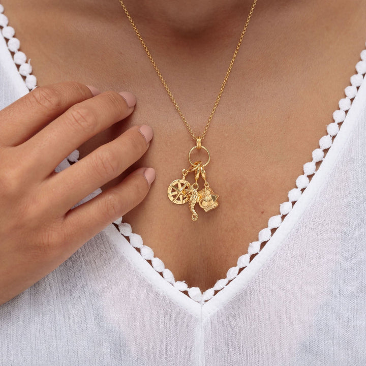 Gold Plated Vintage Camera Charm CGVC-1