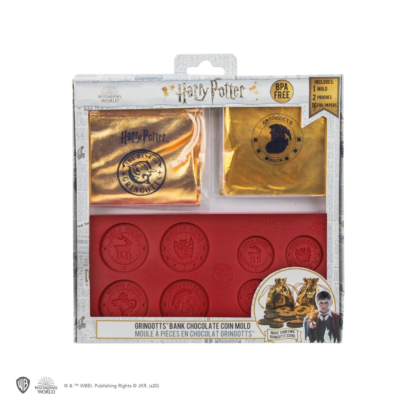 Gringotts Bank Chocolate Coin Mould CR4017