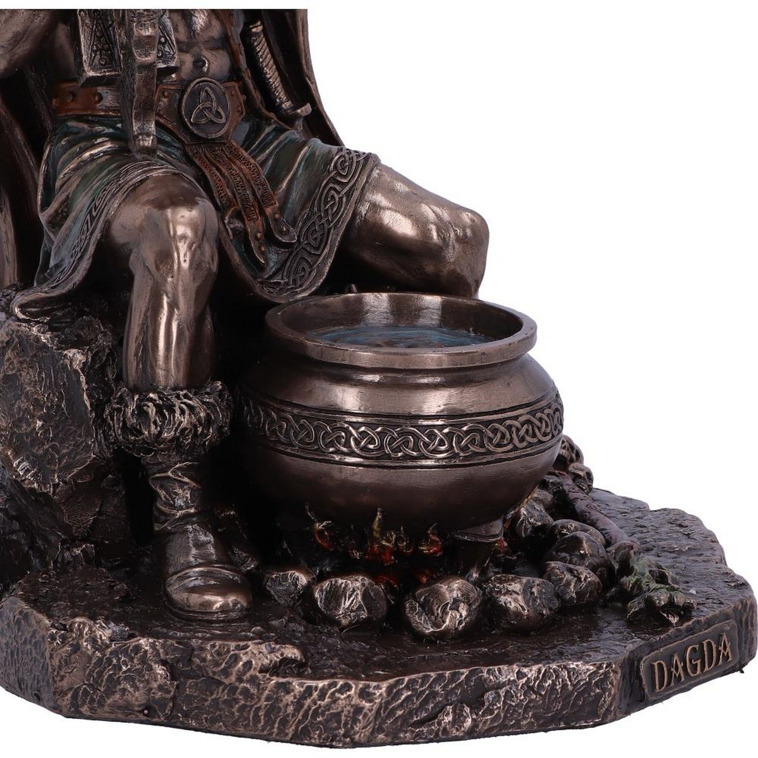 Bronze Dagda King of Tuatha De Danann Celtic Deity Figurine H5447T1