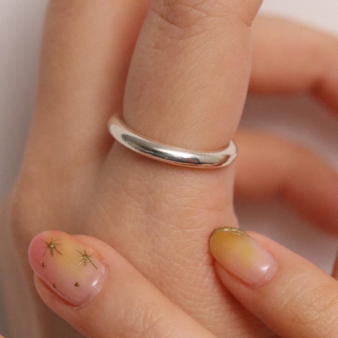 Classic Smooth Band Ring-2