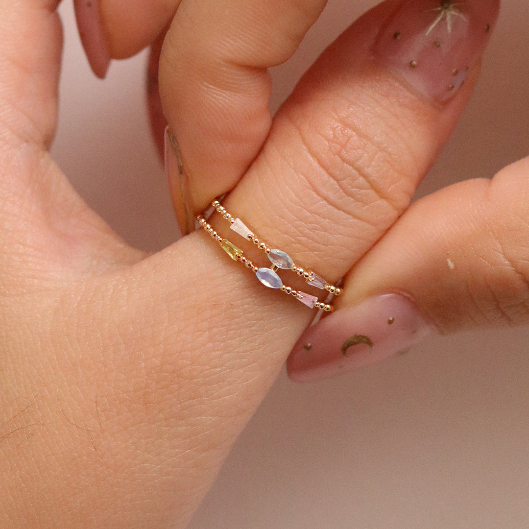 Pastel Layered Ring-2