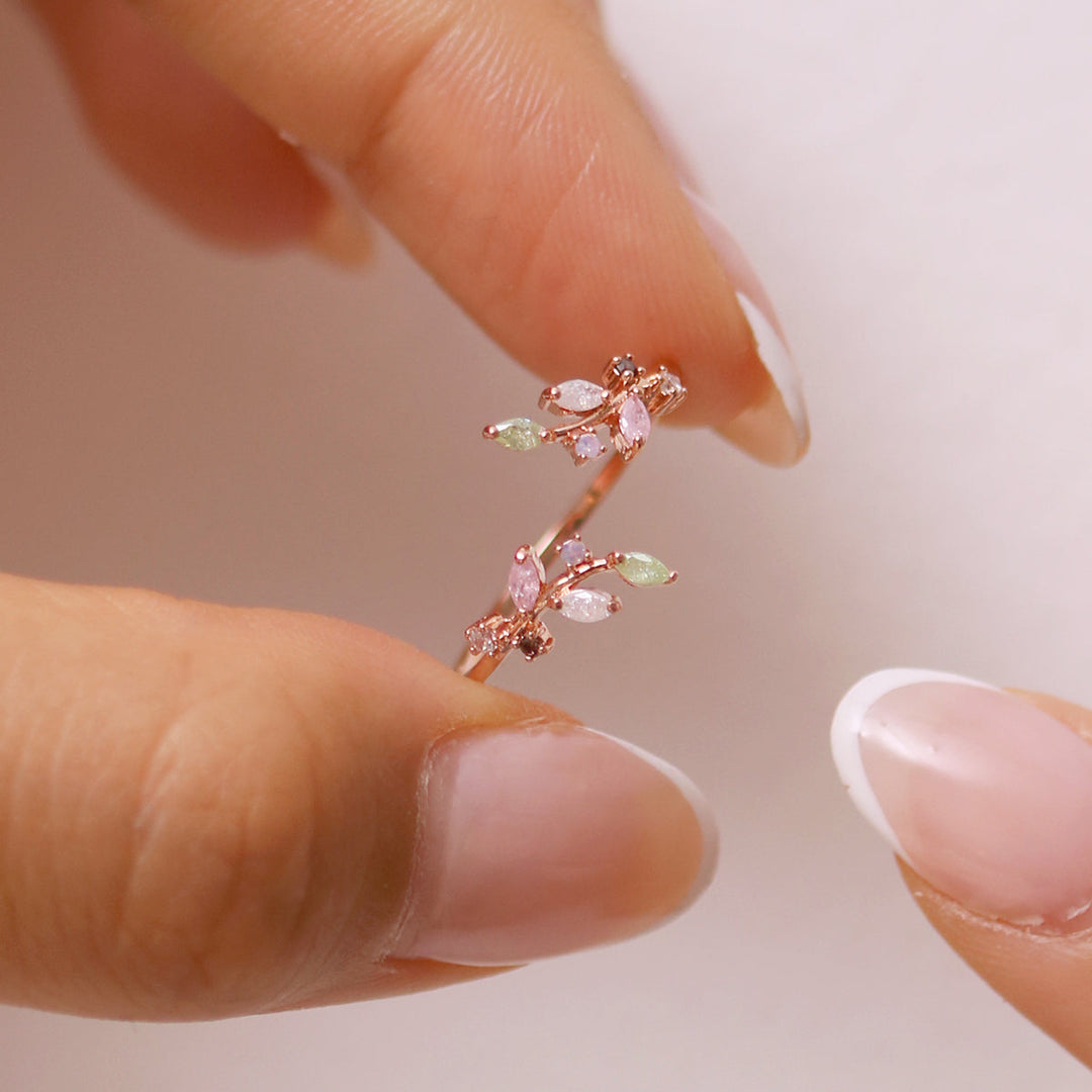 Pastel laurel ring-3