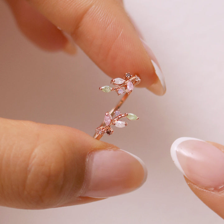 Pastel laurel ring-3