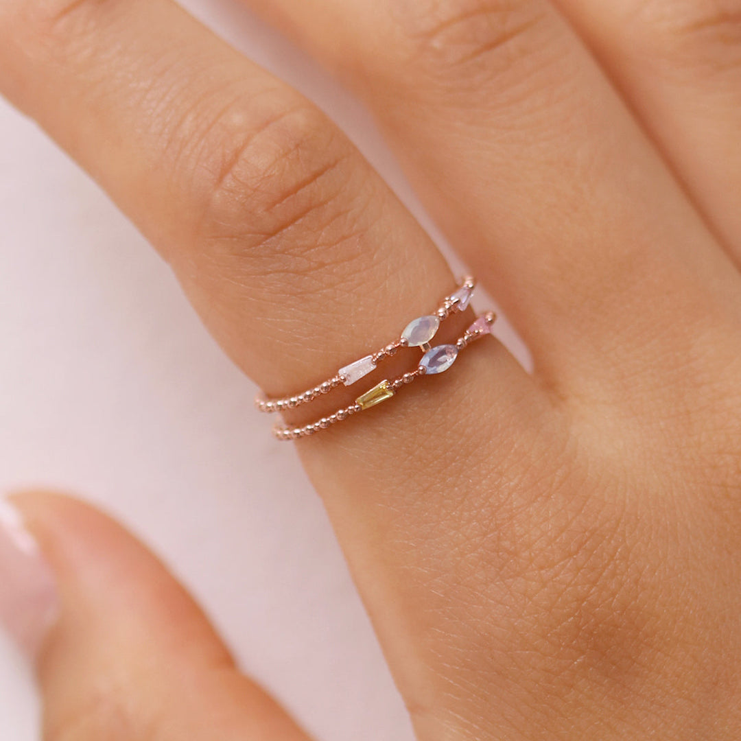Pastel Layered Ring-4