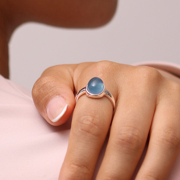 Blue moonstone ring-1