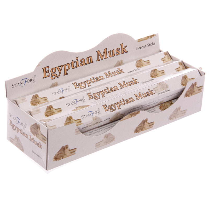 Stamford Premium Hex Incense Sticks Egyptian Musk INC358