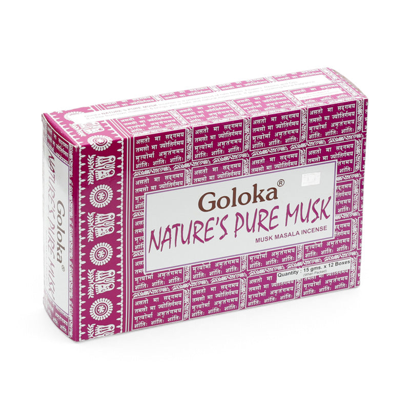 Goloka Nature's Musk Incense Sticks INC850