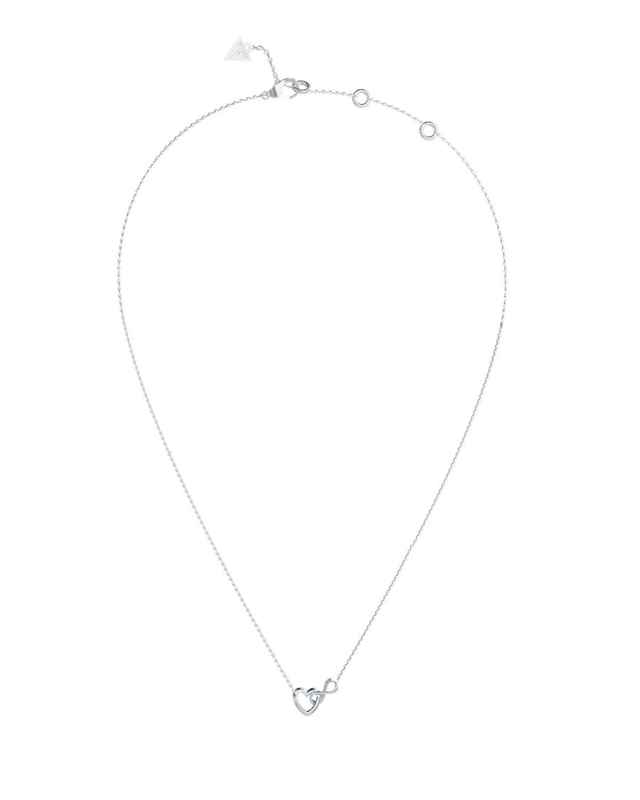 Guess Womens Iconique 16-18" Infinity&Heart Necklace UBN05530RH
