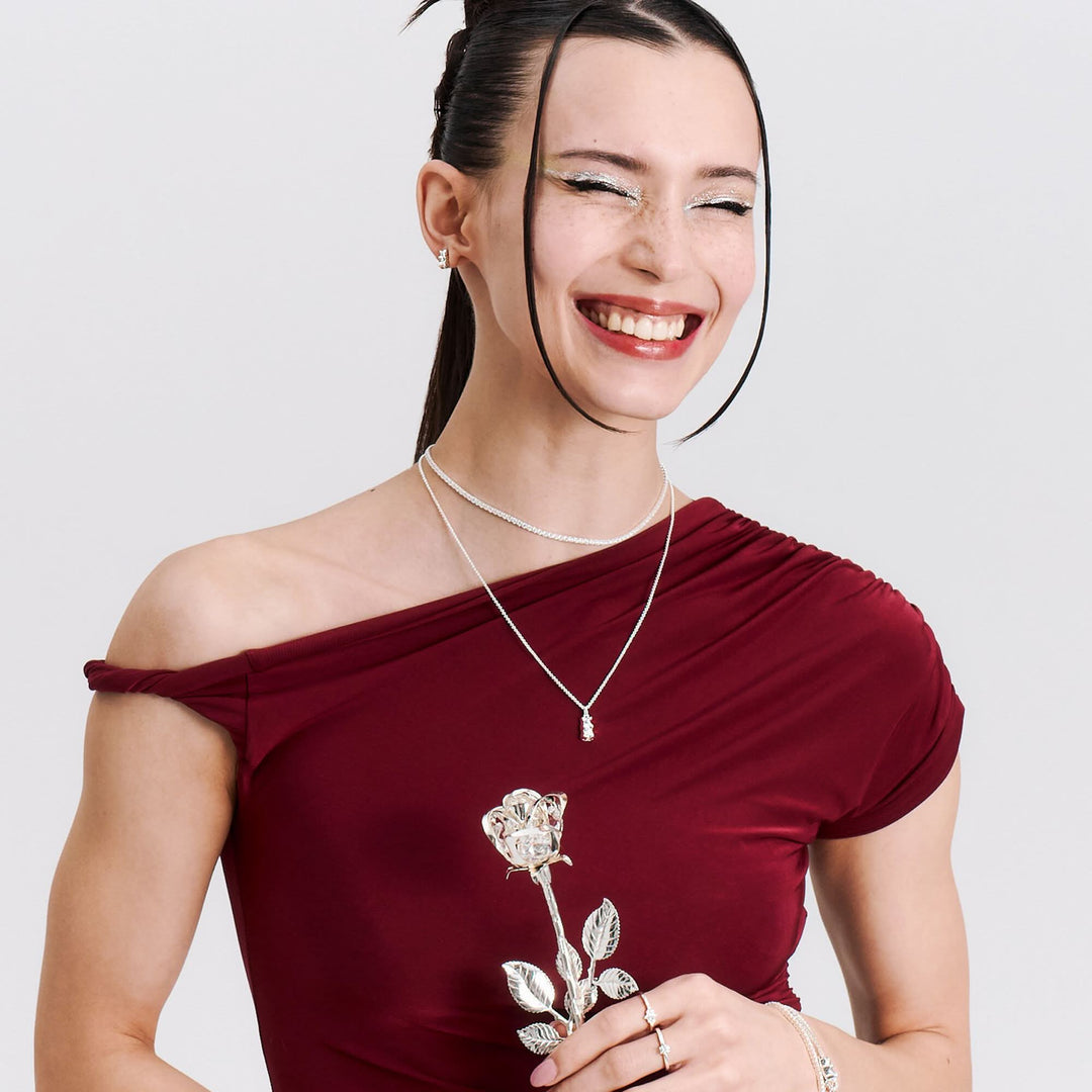 Charming Sterling Silver HARIBO Goldbears Necklace KE2325-001-21