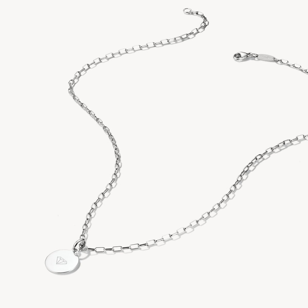 Thomas Sabo Charm Club Charming Connect Sterling Silver Paperclip Necklace KE2328-001-21