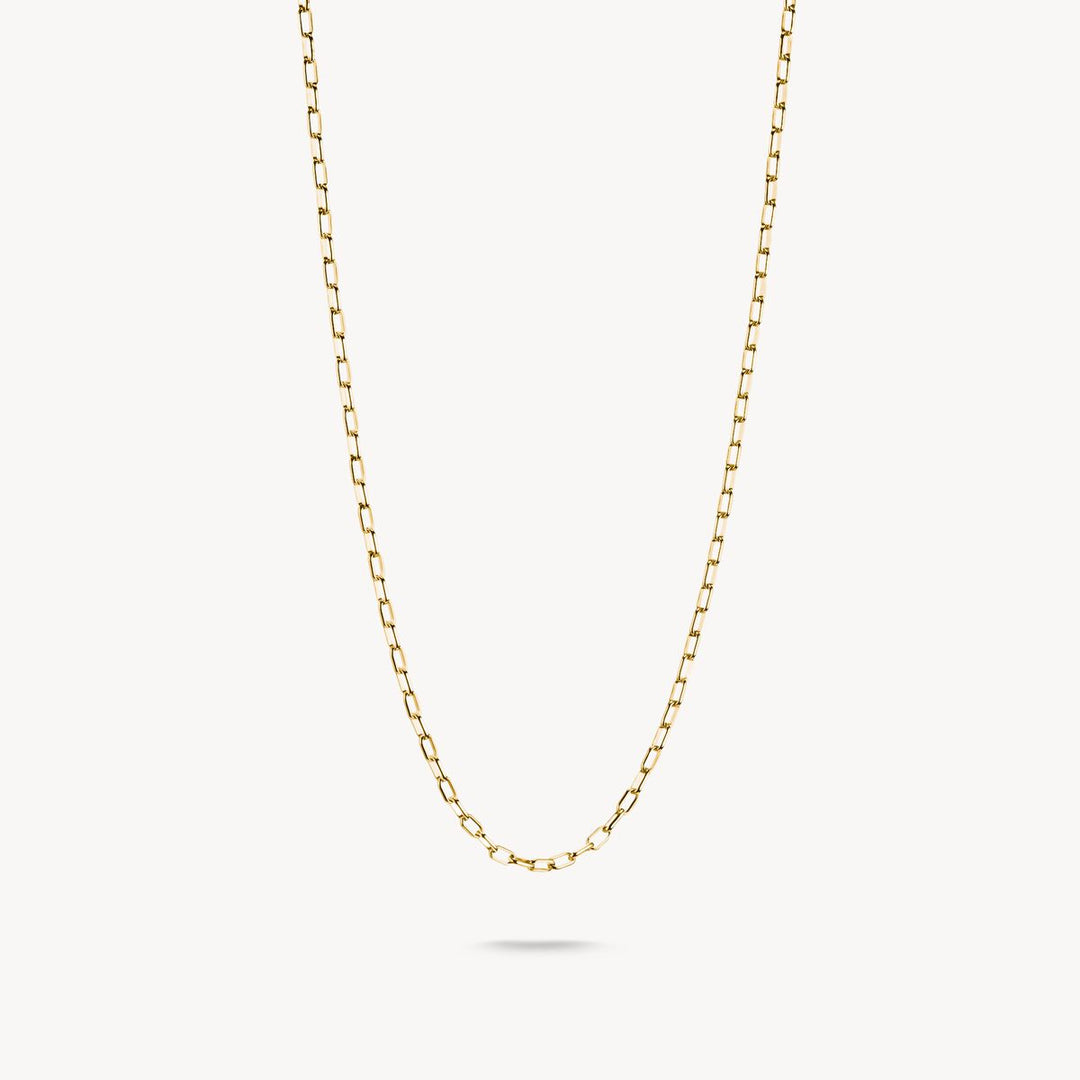 Thomas Sabo Charm Club Charming Connect Gold Plated Paperclip Necklace KE2328-413-39