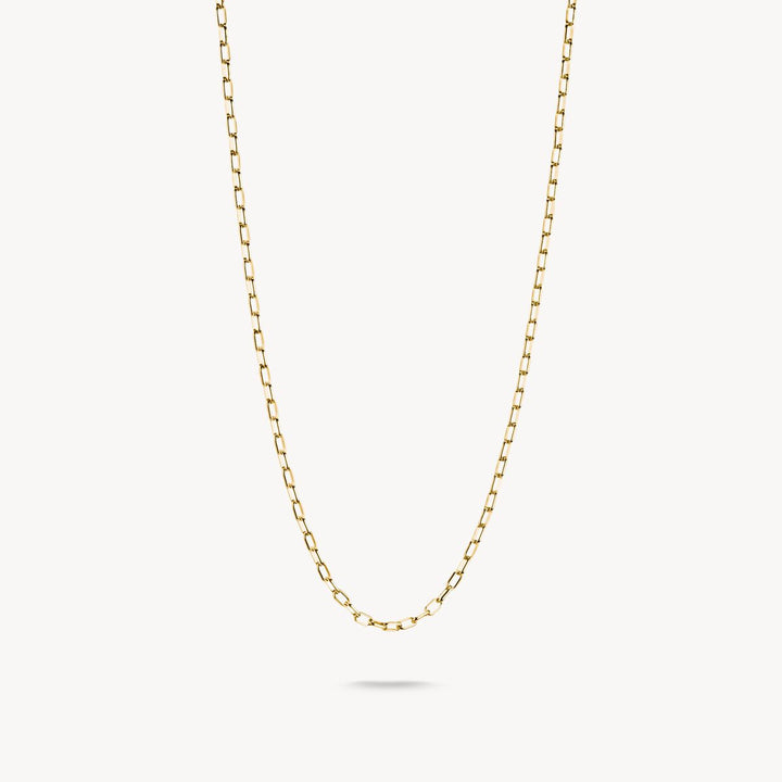 Thomas Sabo Charm Club Charming Connect Gold Plated Paperclip Necklace KE2328-413-39