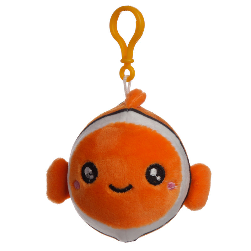 Adoramals Squeezies Squishy Plush Sealife Keyring KEY204