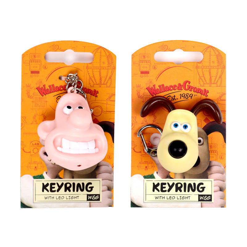 Wallace & Gromit LED Keyring KEY294