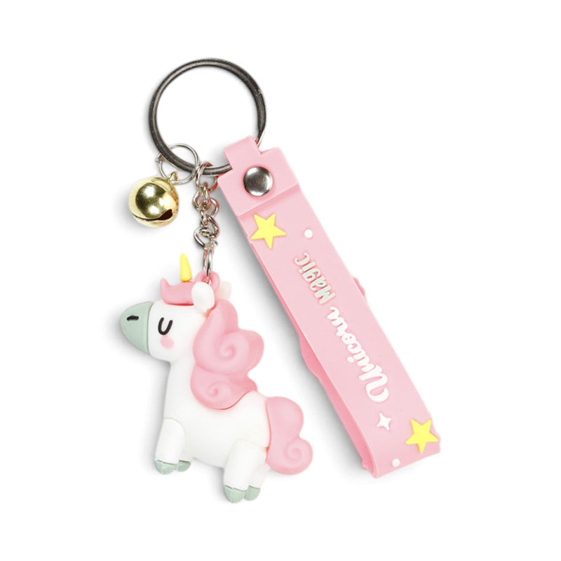 Unicorn Magic 3D Bag Charm Keyring KEY326