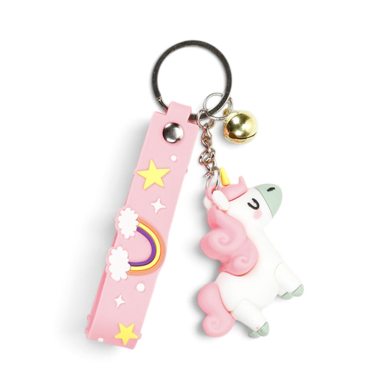 Unicorn Magic 3D Bag Charm Keyring KEY326