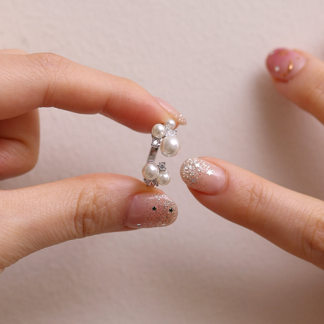 Pearl cubic ring-3