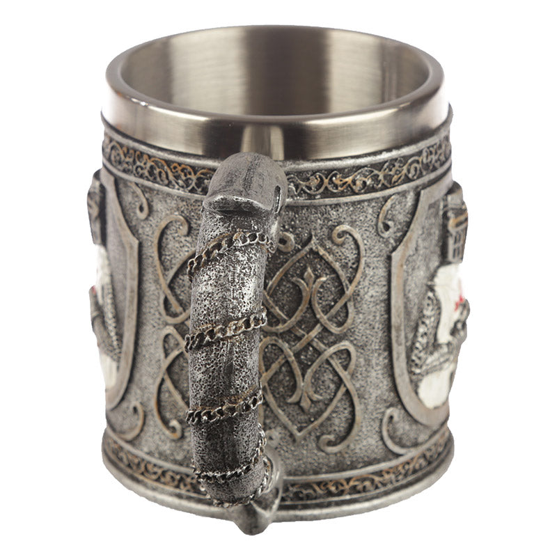 Decorative Crusader Knight Tankard KN185