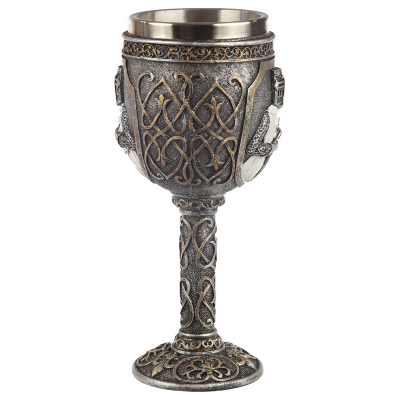 Decorative Crusader Knight Goblet (Bulk Packaging) KN186B