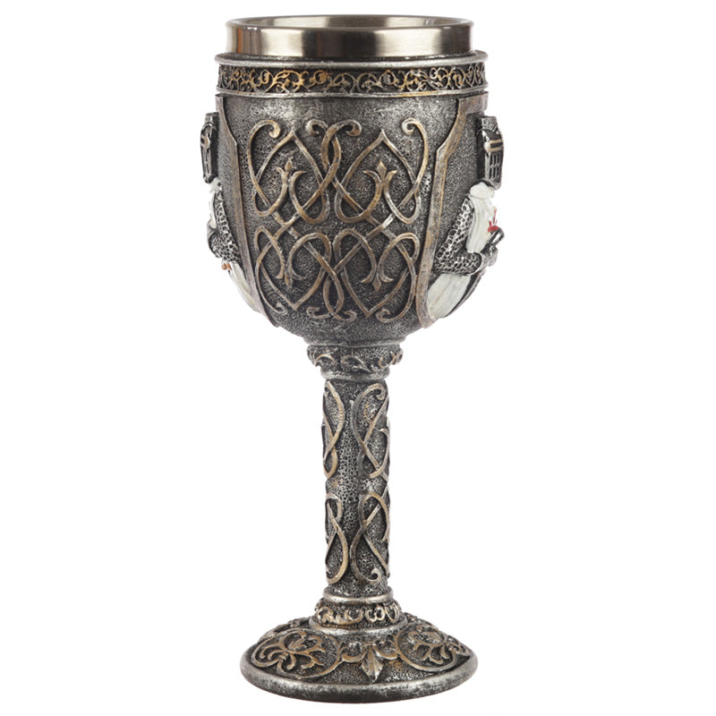 Decorative Crusader Knight Goblet (Bulk Packaging) KN186B