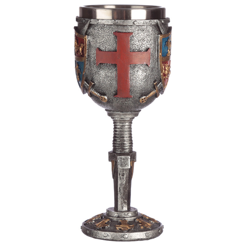 Decorative Coat of Arms & Sword Goblet KN188
