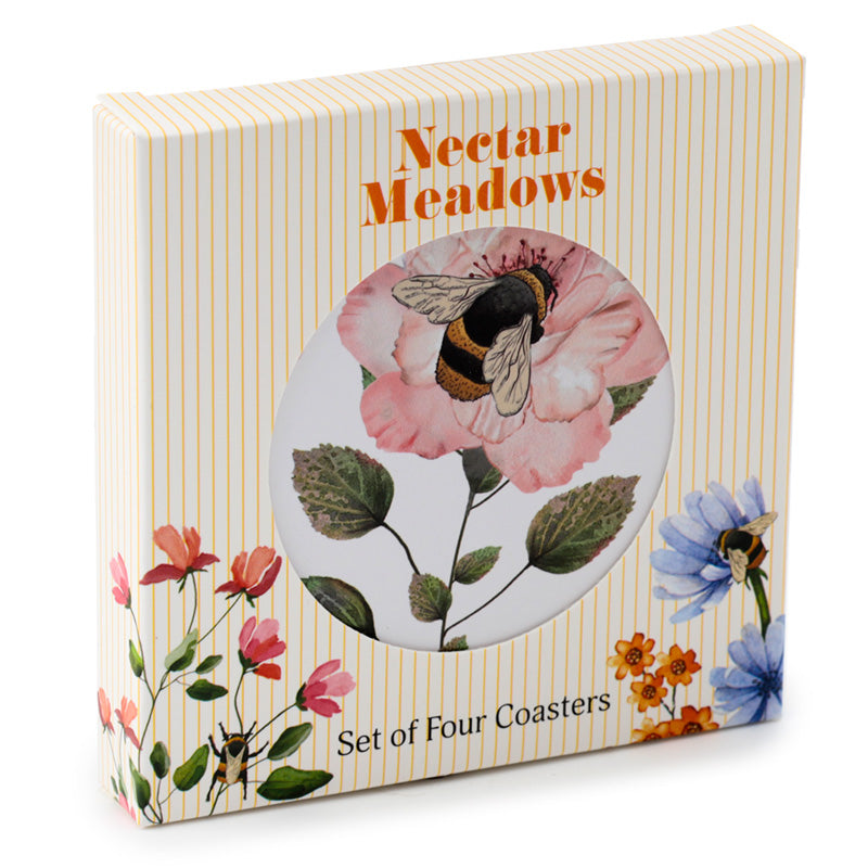 Nectar Meadows Set of 4 Cork Coasters KP71