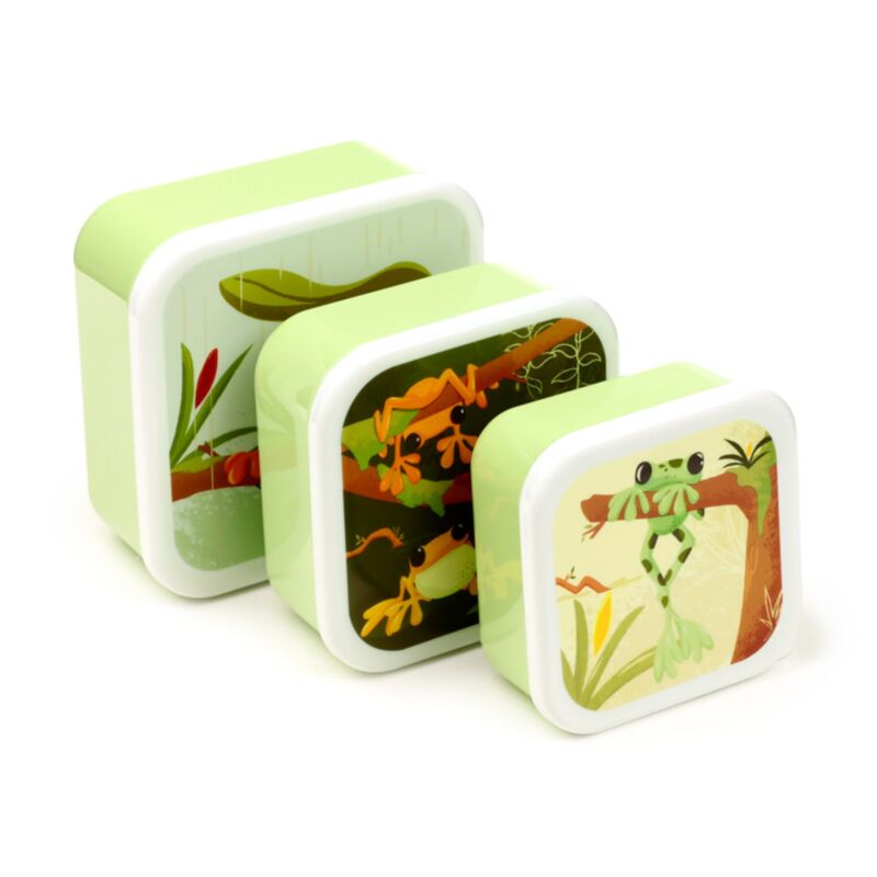 Set of 3 Lunch Box M/L/XL Tropical Tree Frog LBOX123