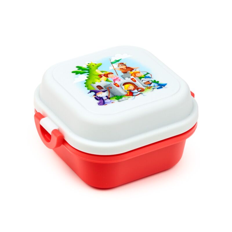 Knights & Dragons Clip Lock Stacked Bento Snack Lunch Box LBOX125