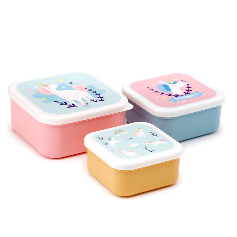 Set of 3 Lunch Box S/M/L Unicorn Magic LBOX95