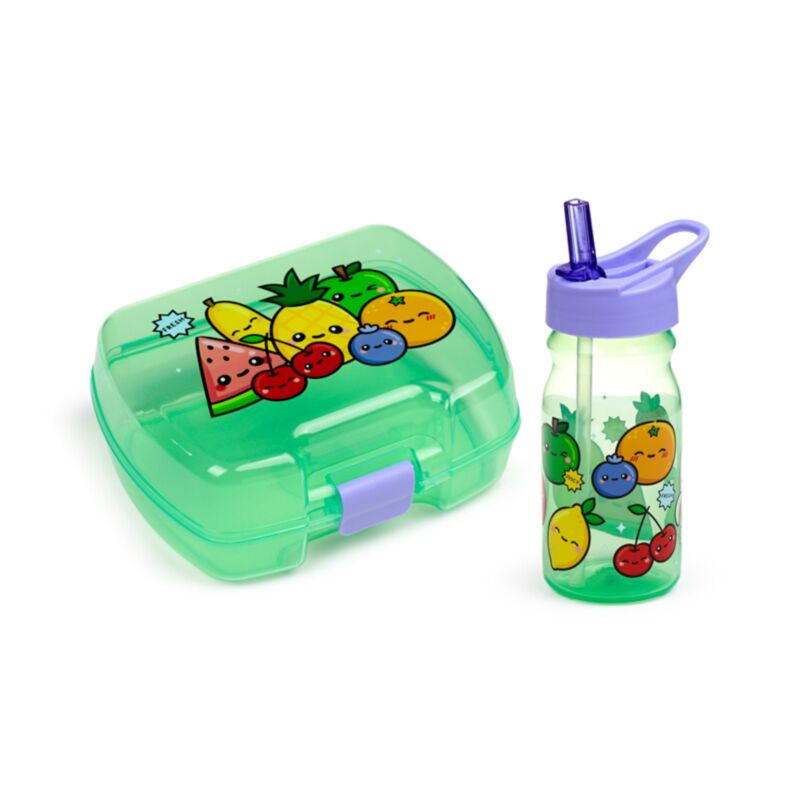 Foodiemals Lunch Box & Water Bottle Set LBSET03