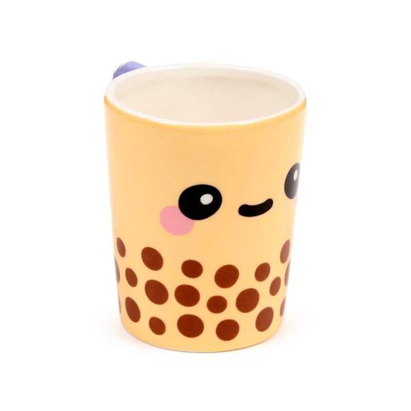 Boba the Bubble Tea Foodiemals Ceramic Lidded Mug LMUG19