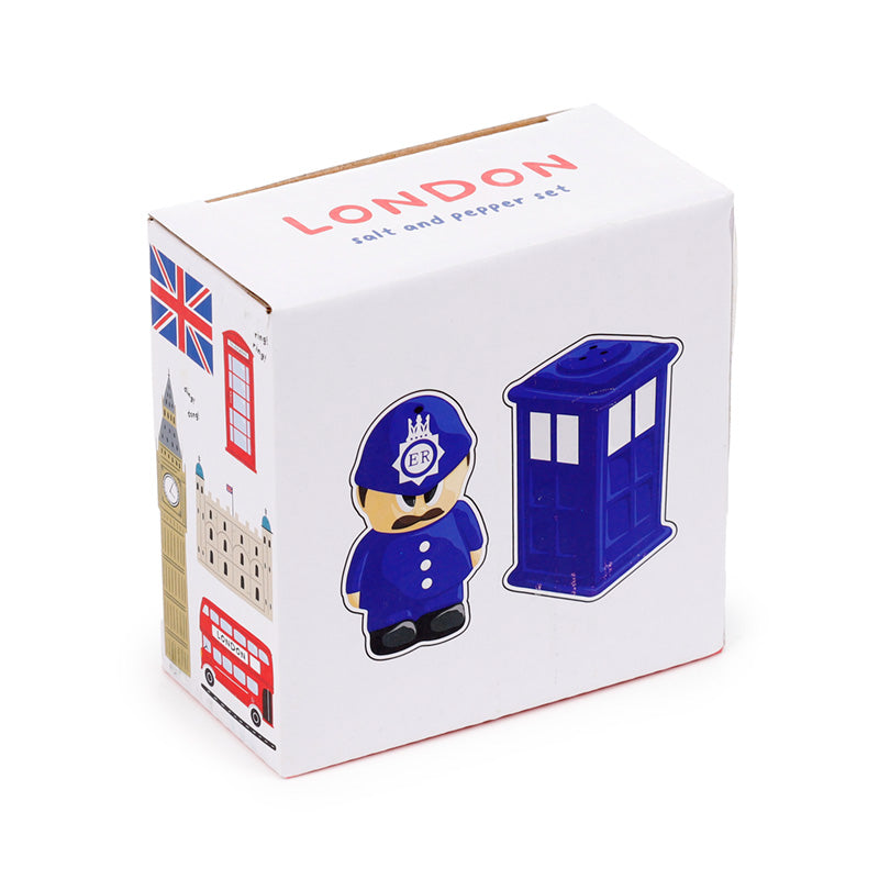 Policeman & Police Box Ceramic Salt & Pepper Set LON52