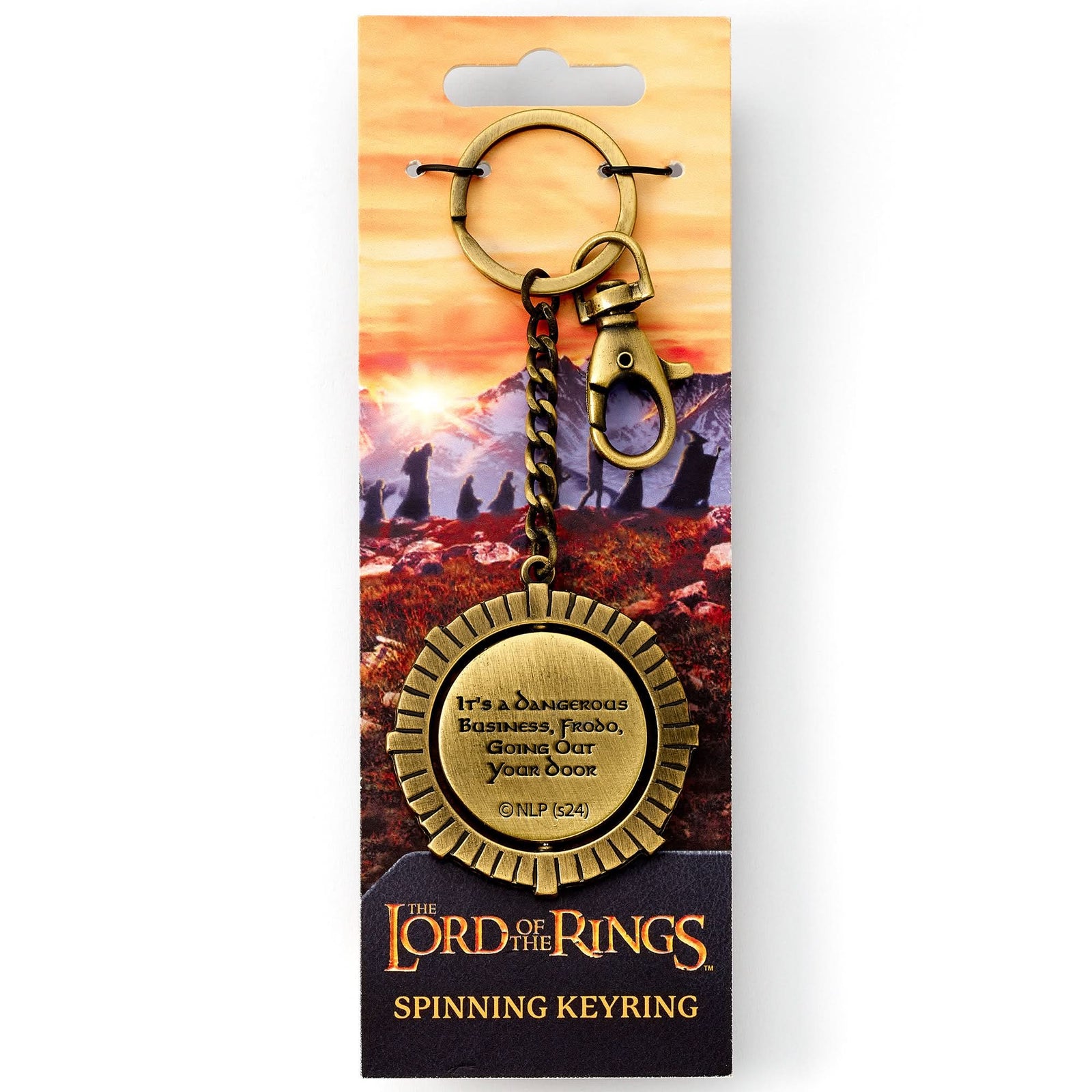 The Lord of The Rings Hobbit Door Keyring LRKR0001