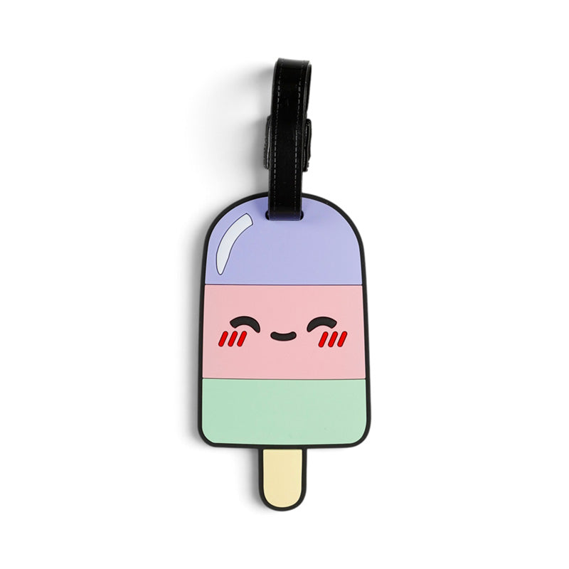 Foodiemals Ice Cream & Ice Lolly PVC Luggage Tag Set of 2 LUT51