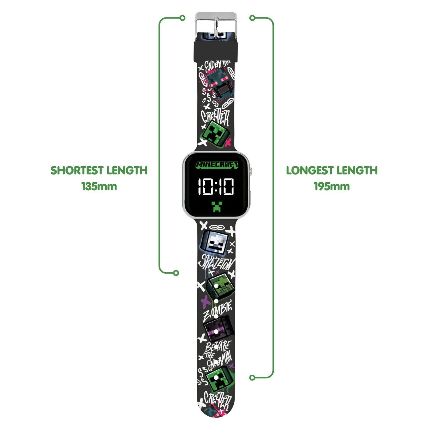 Gaming Minecraft Printed Led Watch MIN4376