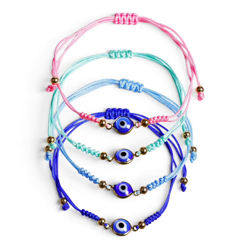 Evil Eye Adjustable Charm Bracelet MIN56