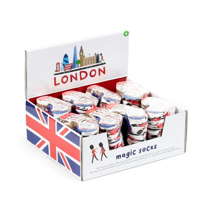 London Souvenir Compressed Magic Socks MSOCK01