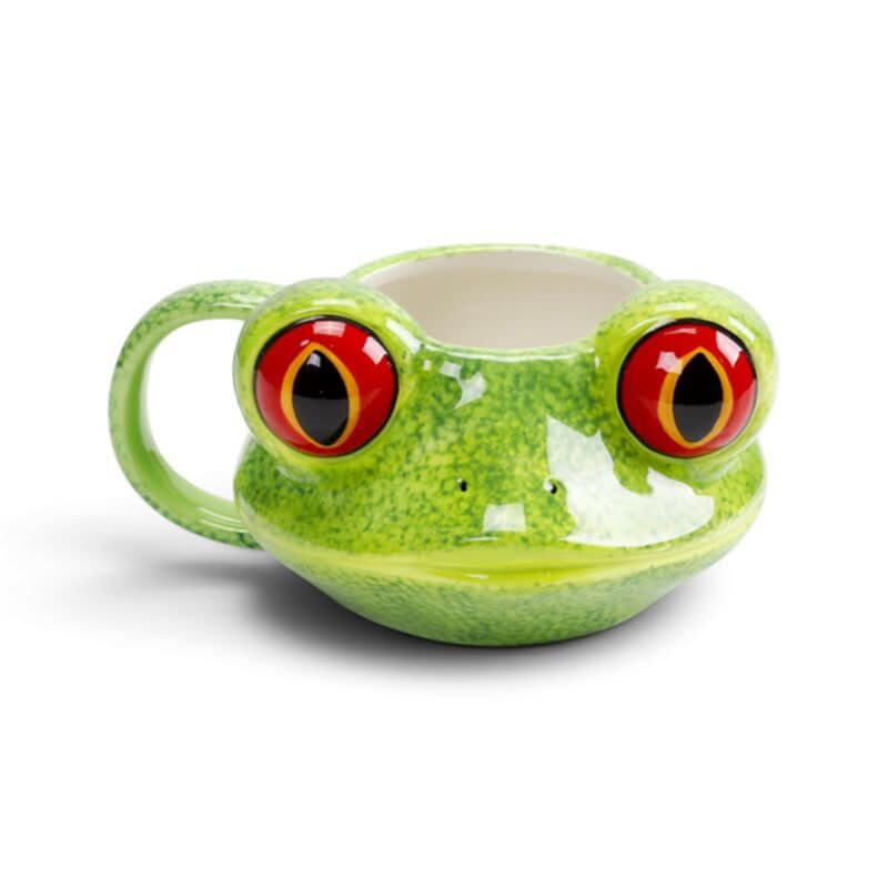 Tree Frog Head Ceramic Shaped Mug MUG213