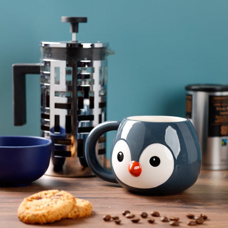 Adoramals Penguin Head Ceramic Shaped Mug MUG286